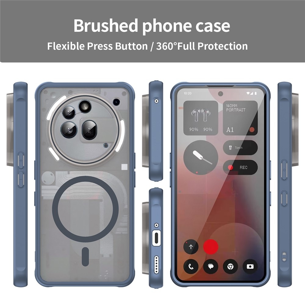 Case matný gelový obal s MagSafe na Nothing Phone (3a) Pro - modrý