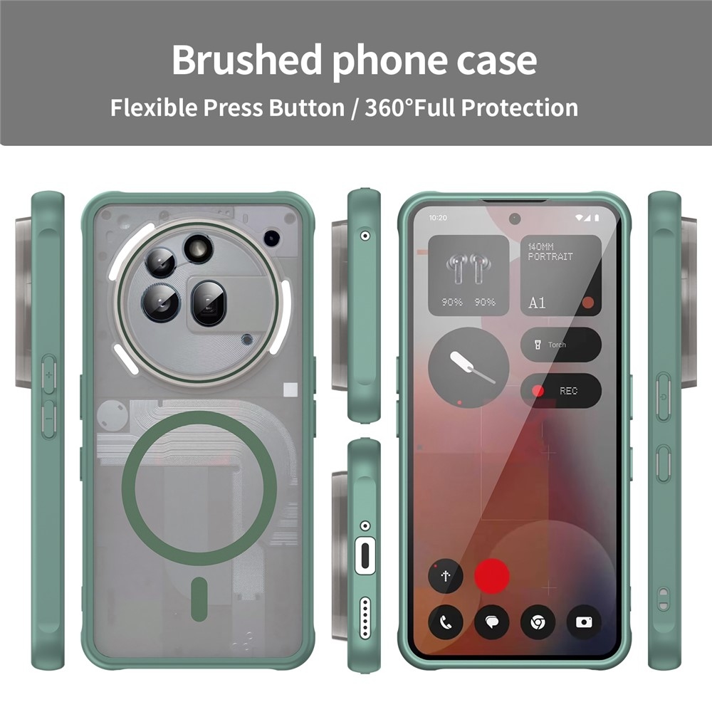 Case matný gelový obal s MagSafe na Nothing Phone (3a) Pro - zelený