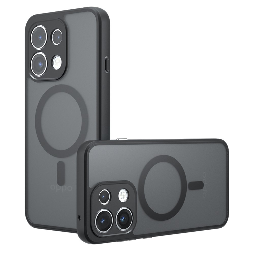 Case matný gelový obal s MagSafe na Oppo Reno 16 FS 5G - černý