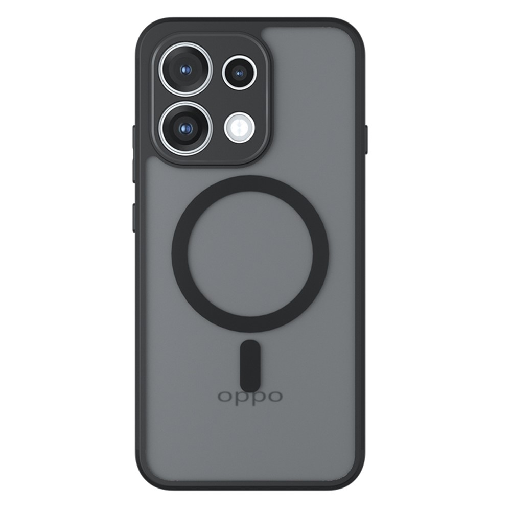Case matný gelový obal s MagSafe na Oppo Reno 16 FS 5G - černý