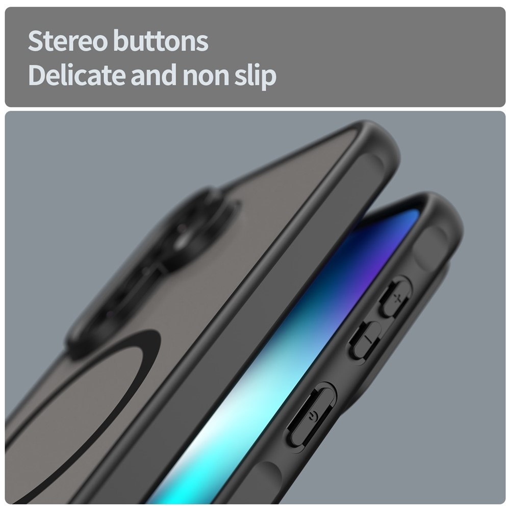 Case matný gelový obal s MagSafe na Samsung Galaxy A37 5G - černý