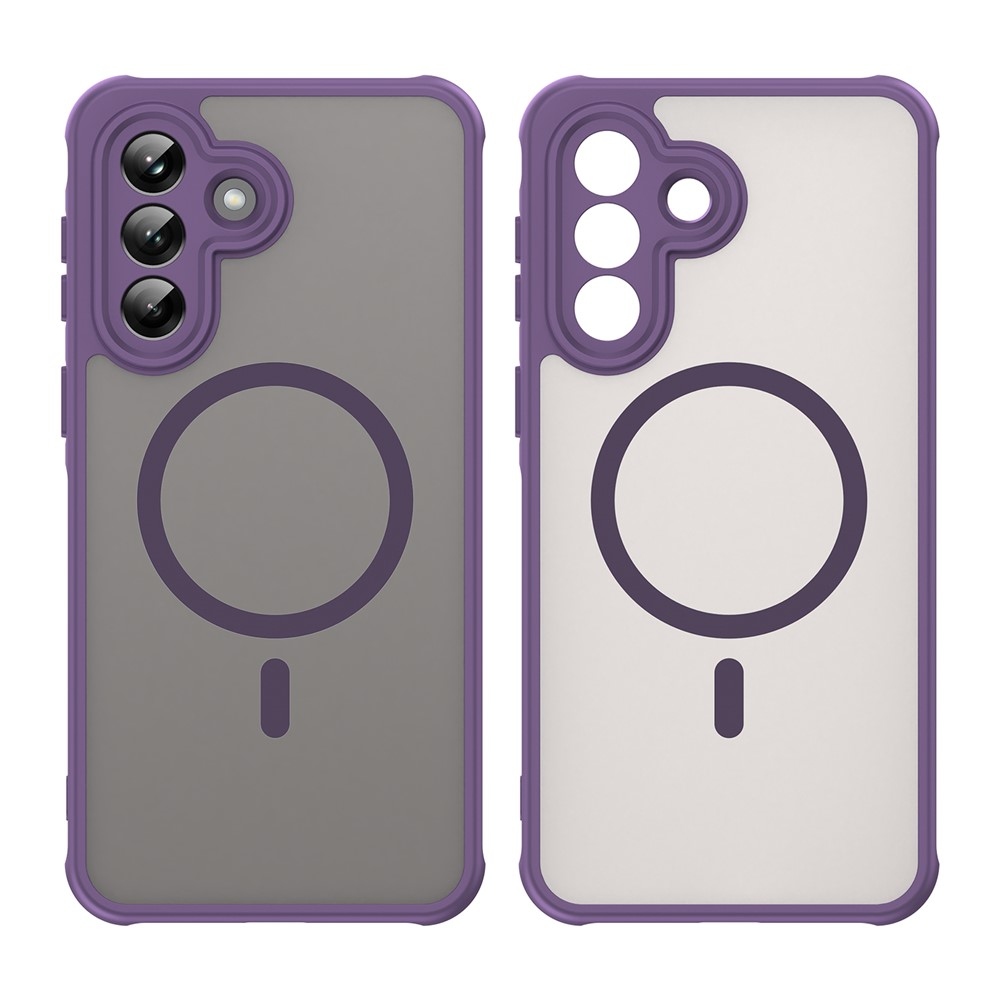 Case matný gelový obal s MagSafe na Samsung Galaxy A37 5G - fialový