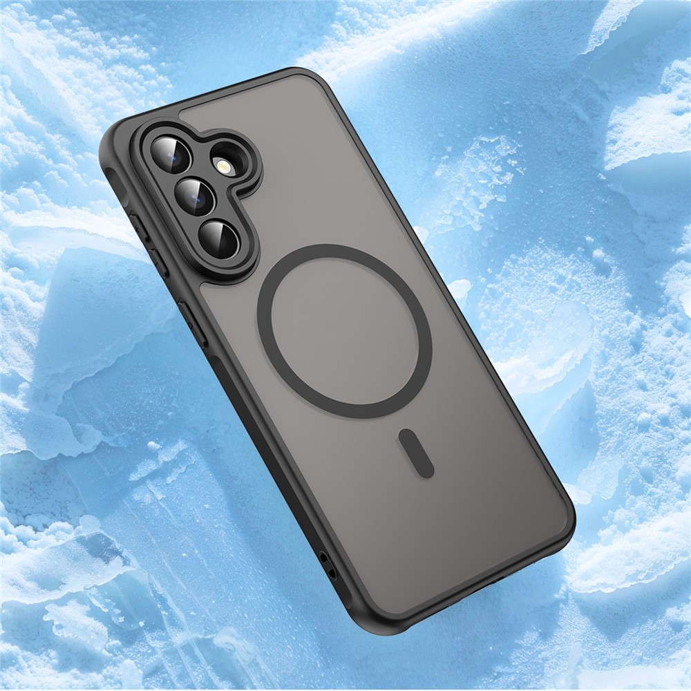 Case matný gelový obal s MagSafe na Samsung Galaxy A57 5G - černý