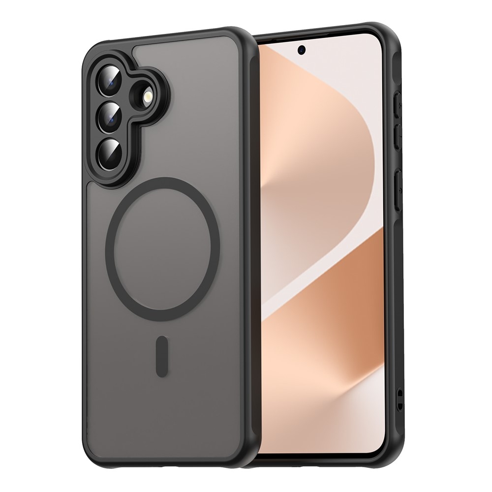 Case matný gelový obal s MagSafe na Samsung Galaxy A57 5G - černý