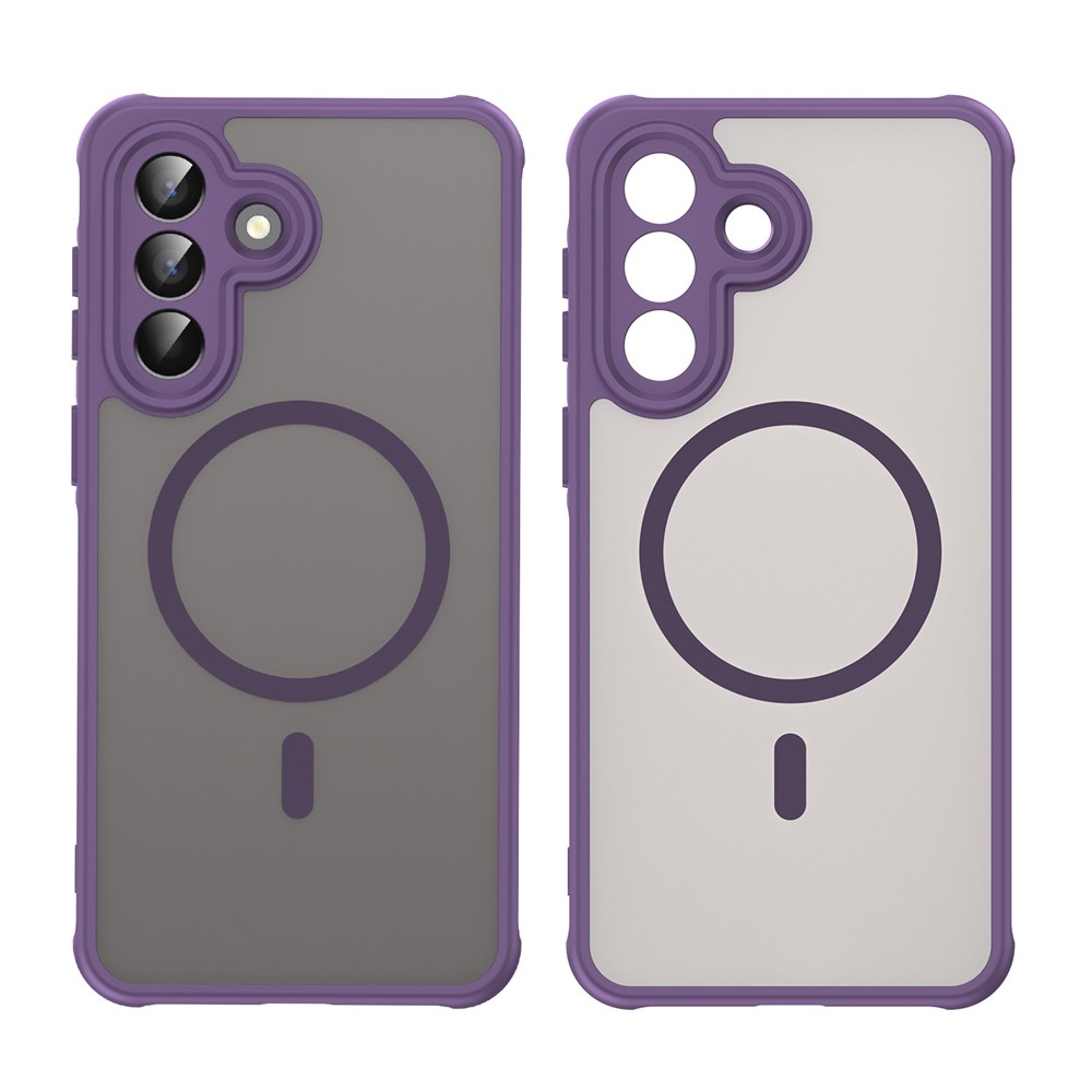 Case matný gelový obal s MagSafe na Samsung Galaxy A57 5G - fialový