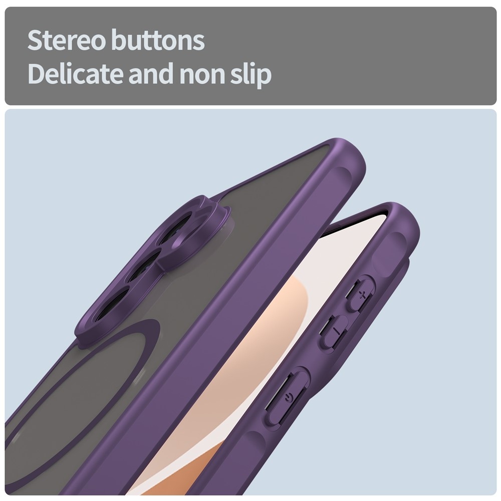 Case matný gelový obal s MagSafe na Samsung Galaxy A57 5G - fialový