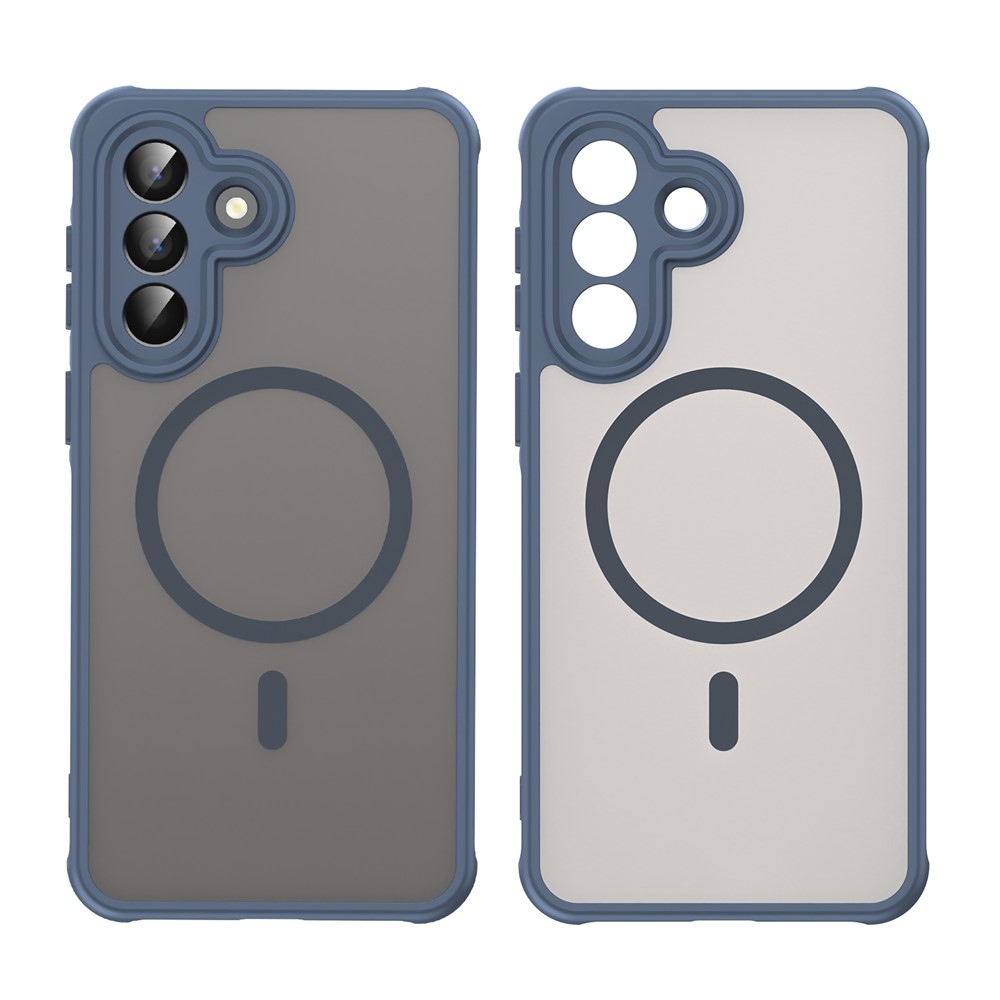 Case matný gelový obal s MagSafe na Samsung Galaxy A57 5G - modrý