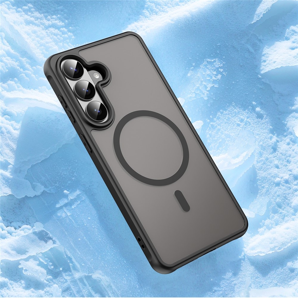 Case matný gelový obal s MagSafe na Samsung Galaxy S26+ - černý