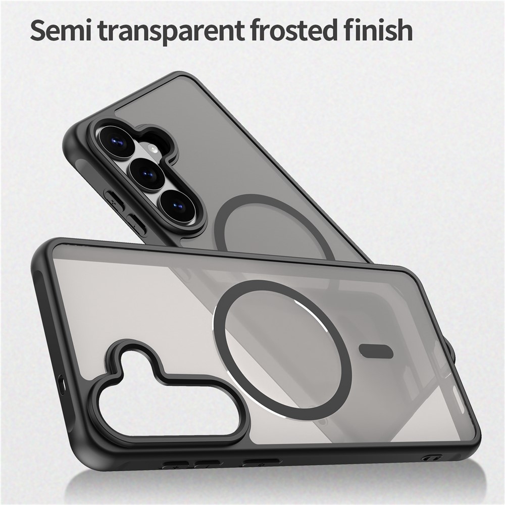 Case matný gelový obal s MagSafe na Samsung Galaxy S26+ - černý