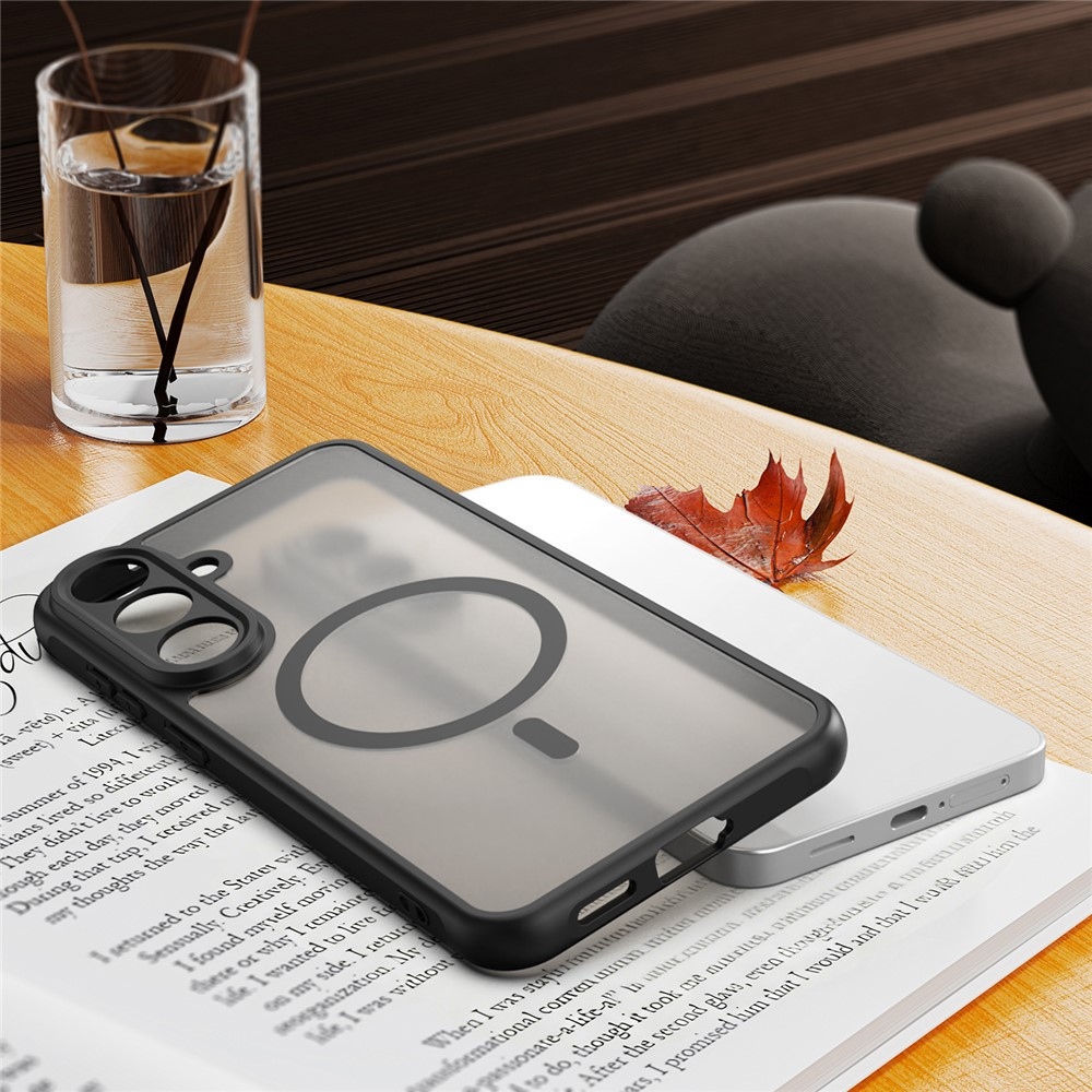 Case matný gelový obal s MagSafe na Samsung Galaxy S26 FE - černý