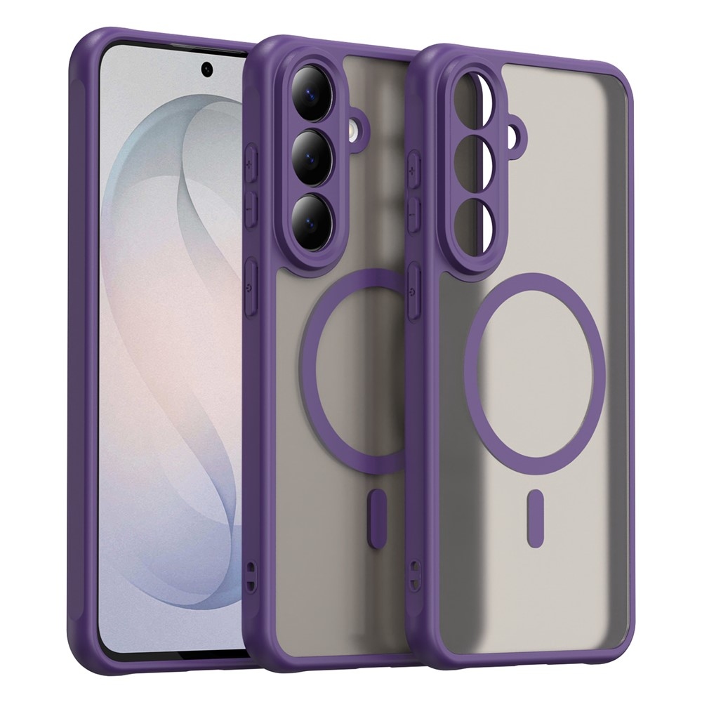 Case matný gelový obal s MagSafe na Samsung Galaxy S26 FE - fialový