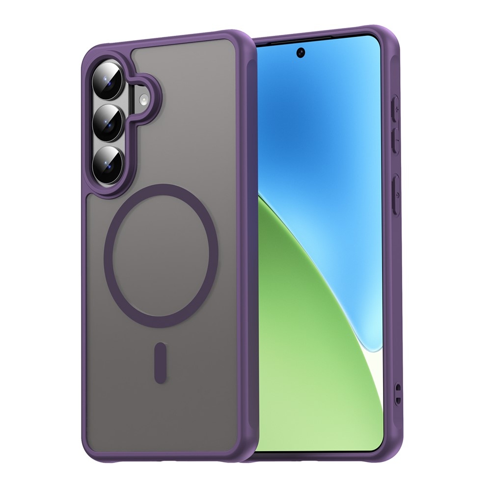 Case matný gelový obal s MagSafe na Samsung Galaxy S26+ - fialový