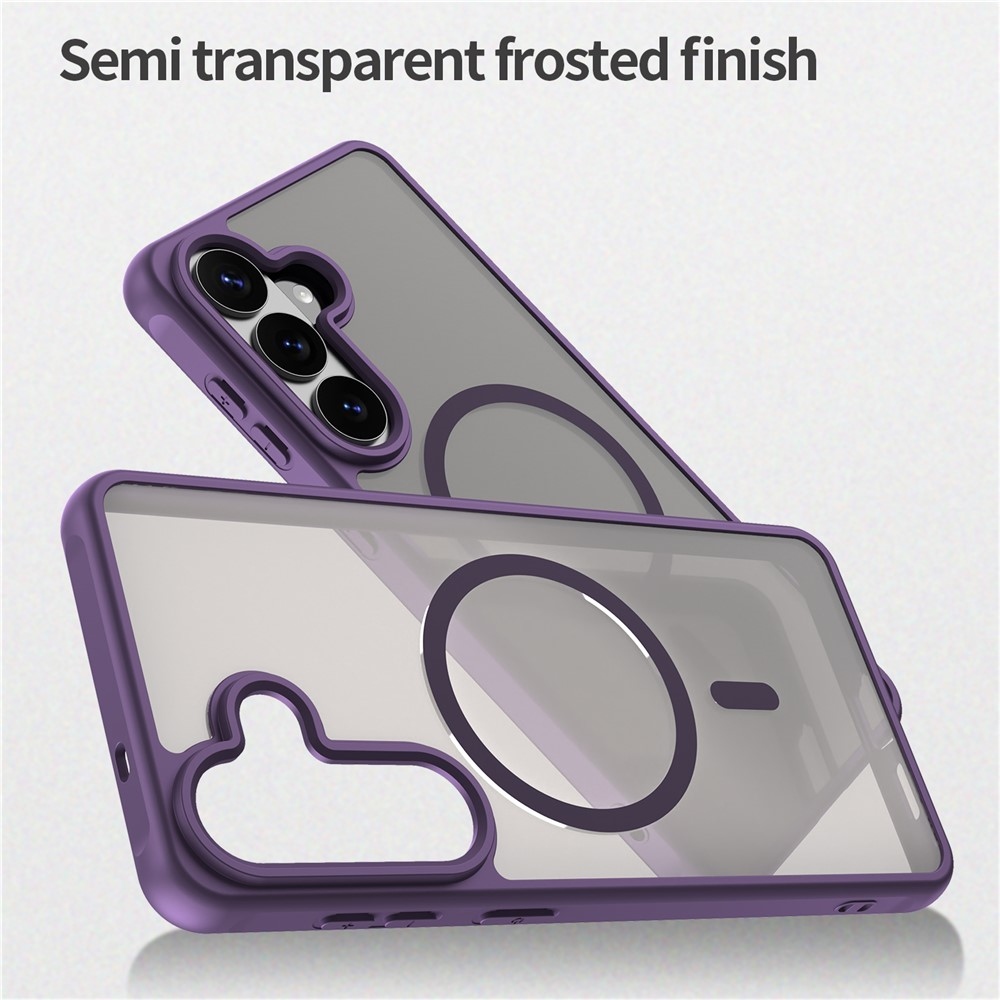 Case matný gelový obal s MagSafe na Samsung Galaxy S26+ - fialový