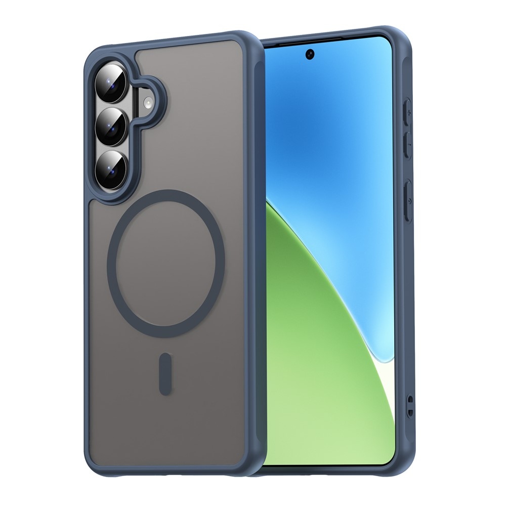 Case matný gelový obal s MagSafe na Samsung Galaxy S26+ - modrý