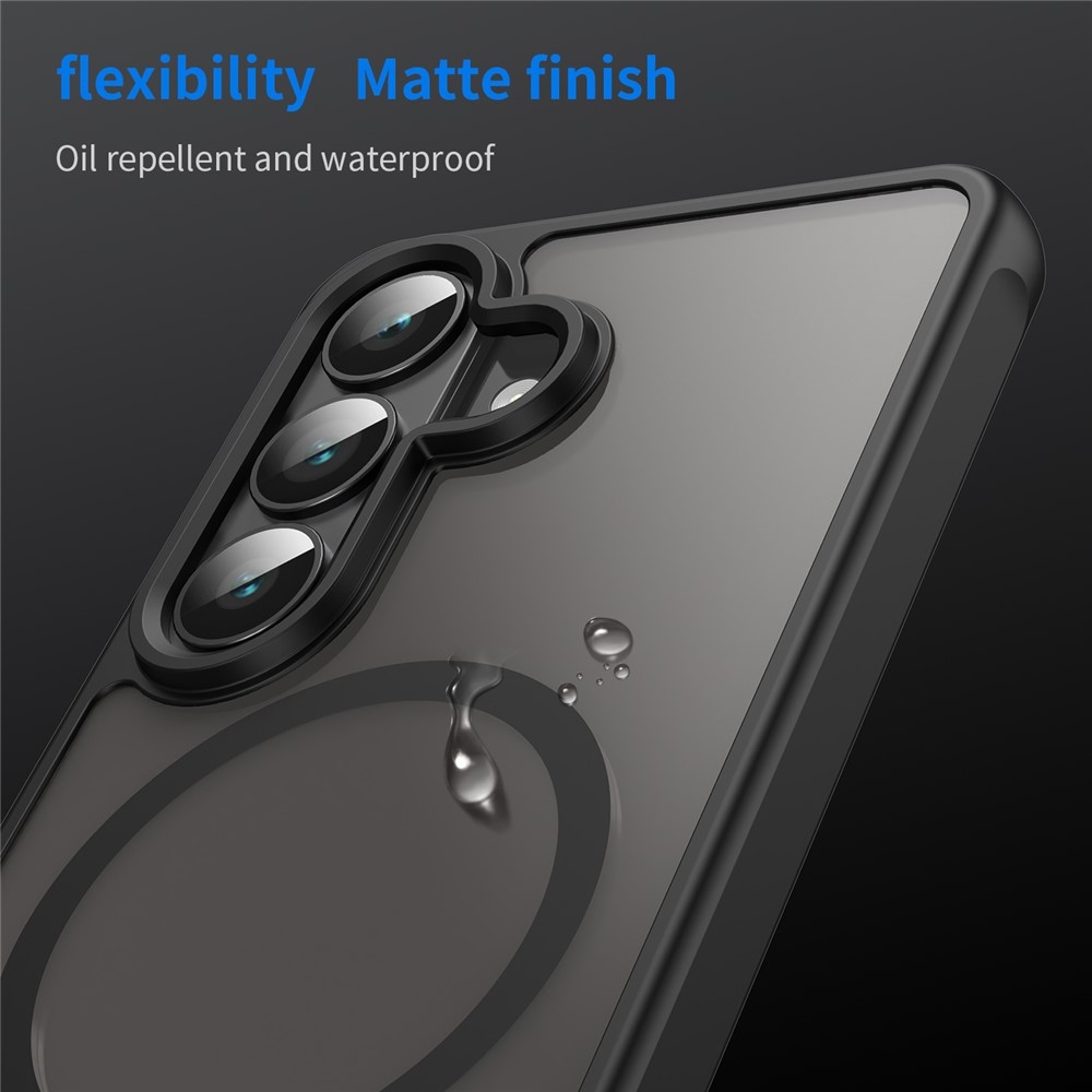 Case matný gelový obal s MagSafe na Samsung Galaxy S26/S26 Pro - černý