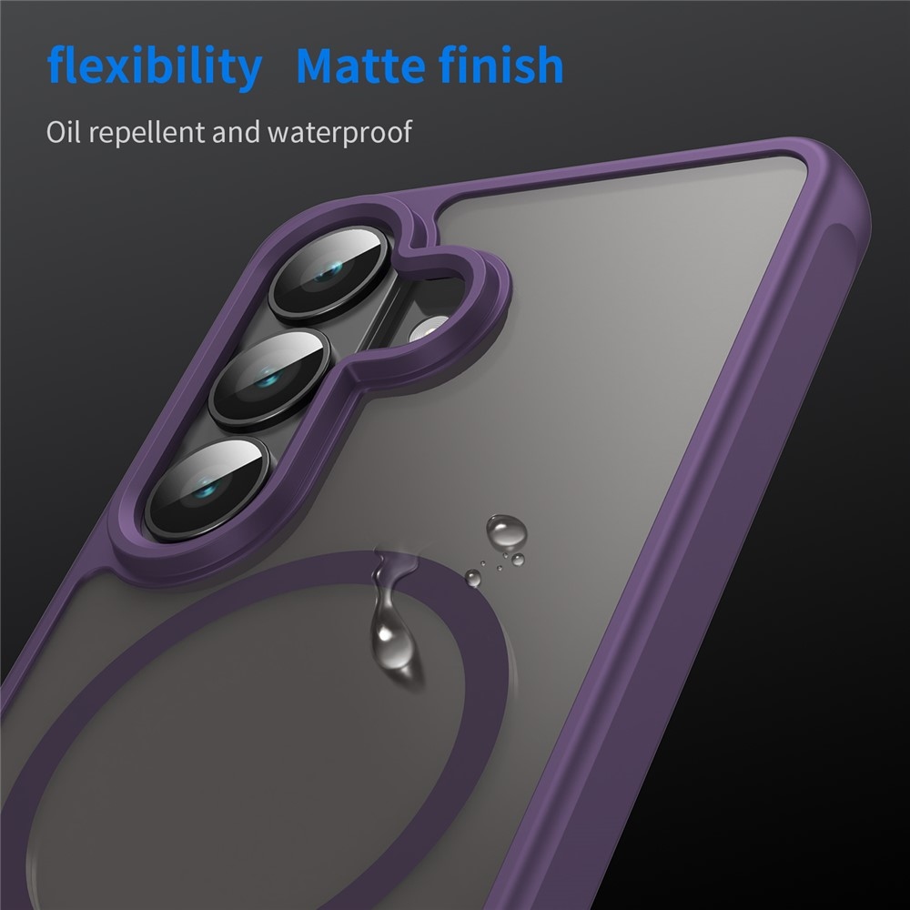 Case matný gelový obal s MagSafe na Samsung Galaxy S26/S26 Pro - fialový