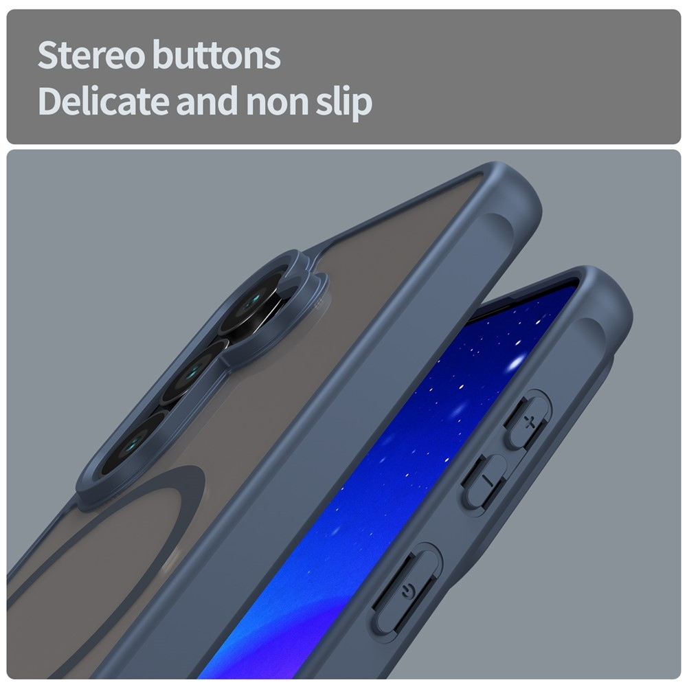 Case matný gelový obal s MagSafe na Samsung Galaxy S26/S26 Pro - modrý