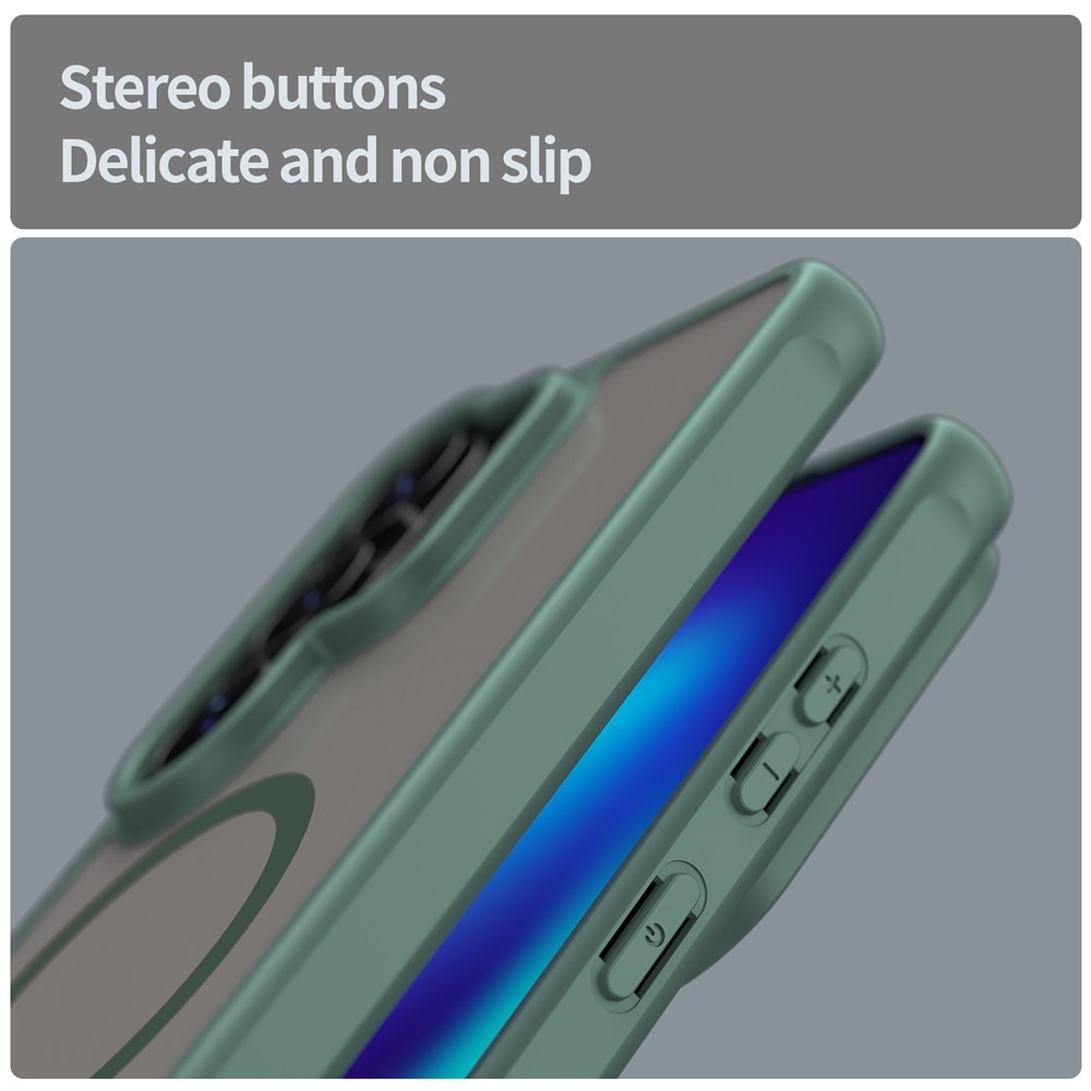 Case matný gelový obal s MagSafe na Samsung Galaxy S26 Ultra - zelený