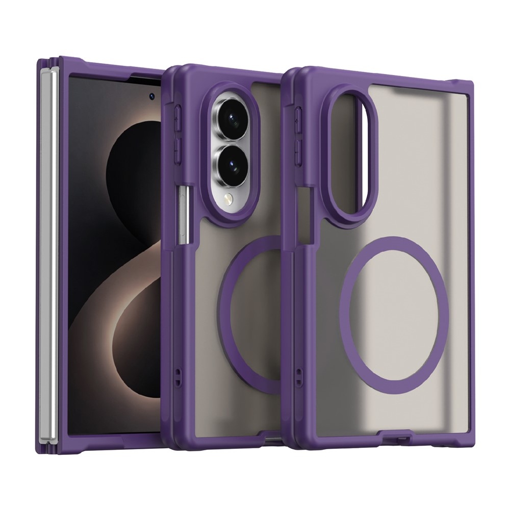 Case matný gelový obal s MagSafe na Samsung Galaxy Z Fold8 5G - fialový