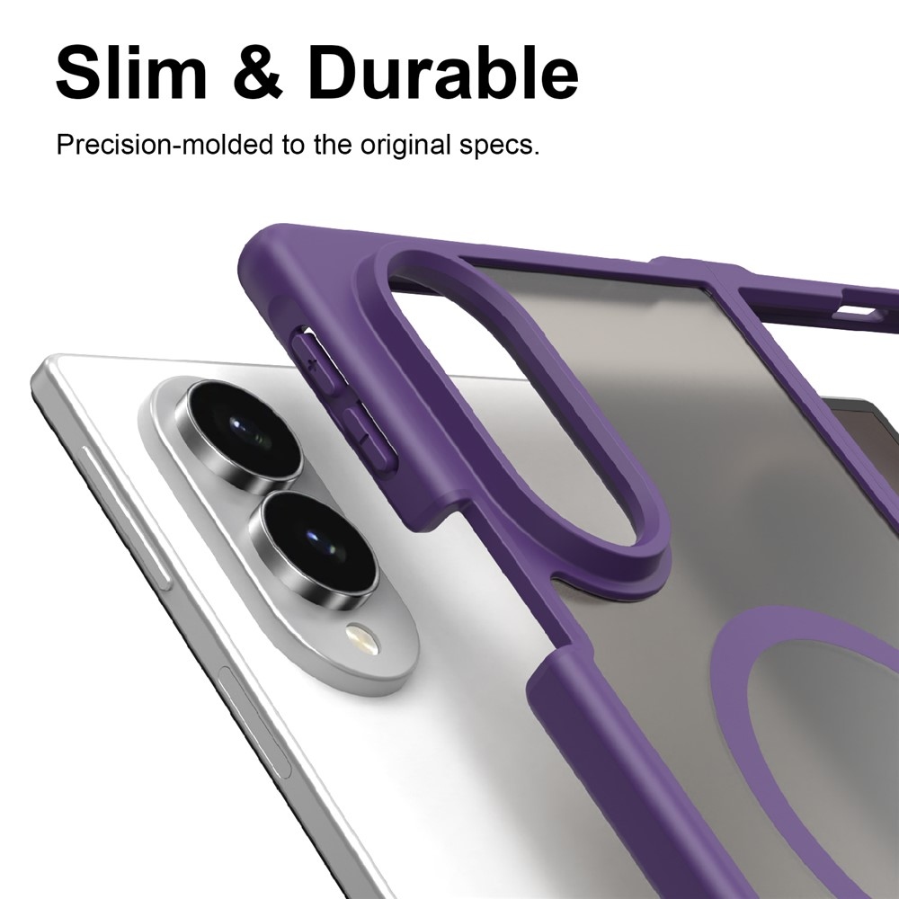 Case matný gelový obal s MagSafe na Samsung Galaxy Z Fold8 5G - fialový