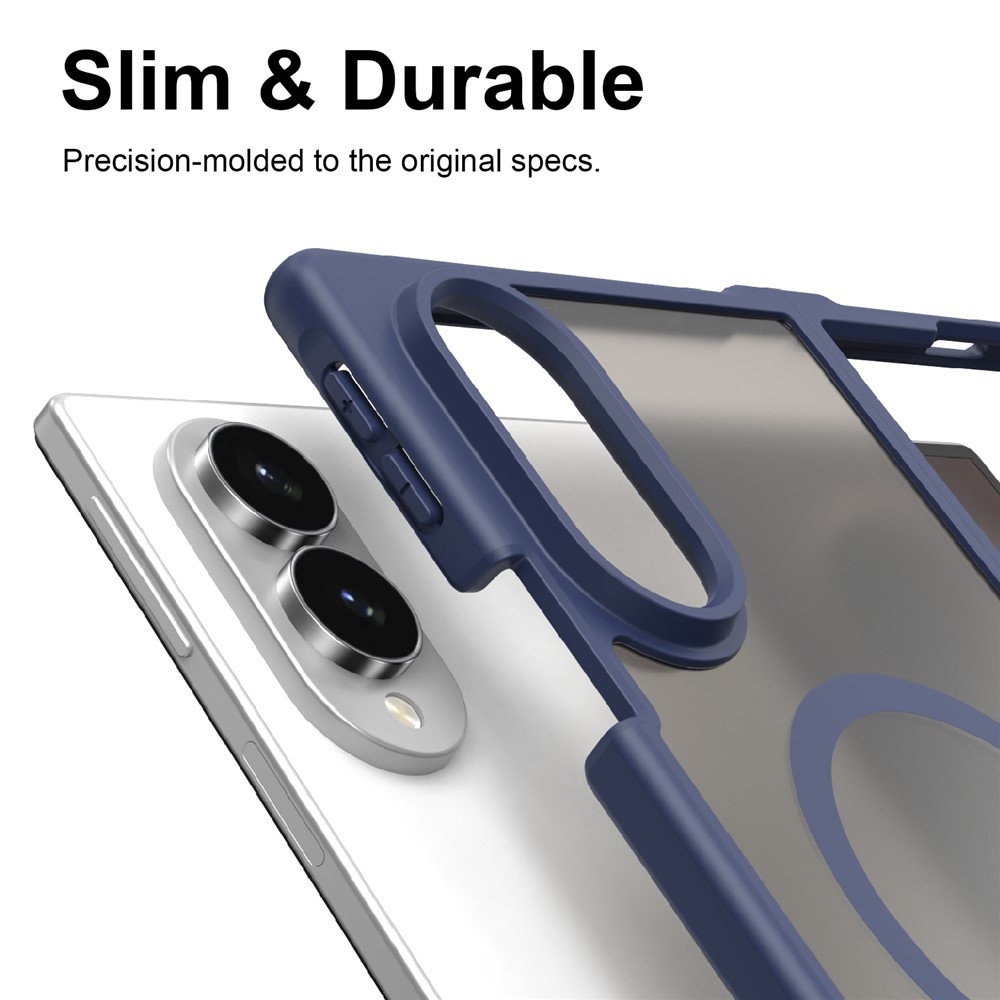 Case matný gelový obal s MagSafe na Samsung Galaxy Z Fold8 5G - modrý
