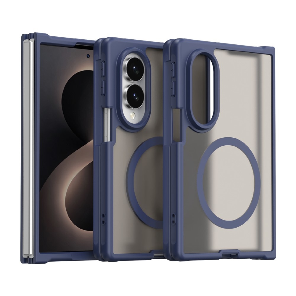Case matný gelový obal s MagSafe na Samsung Galaxy Z Fold8 5G - modrý