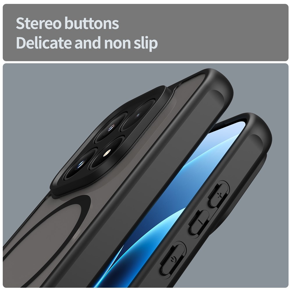 Case matný gelový obal s MagSafe na Xiaomi 17 - černý