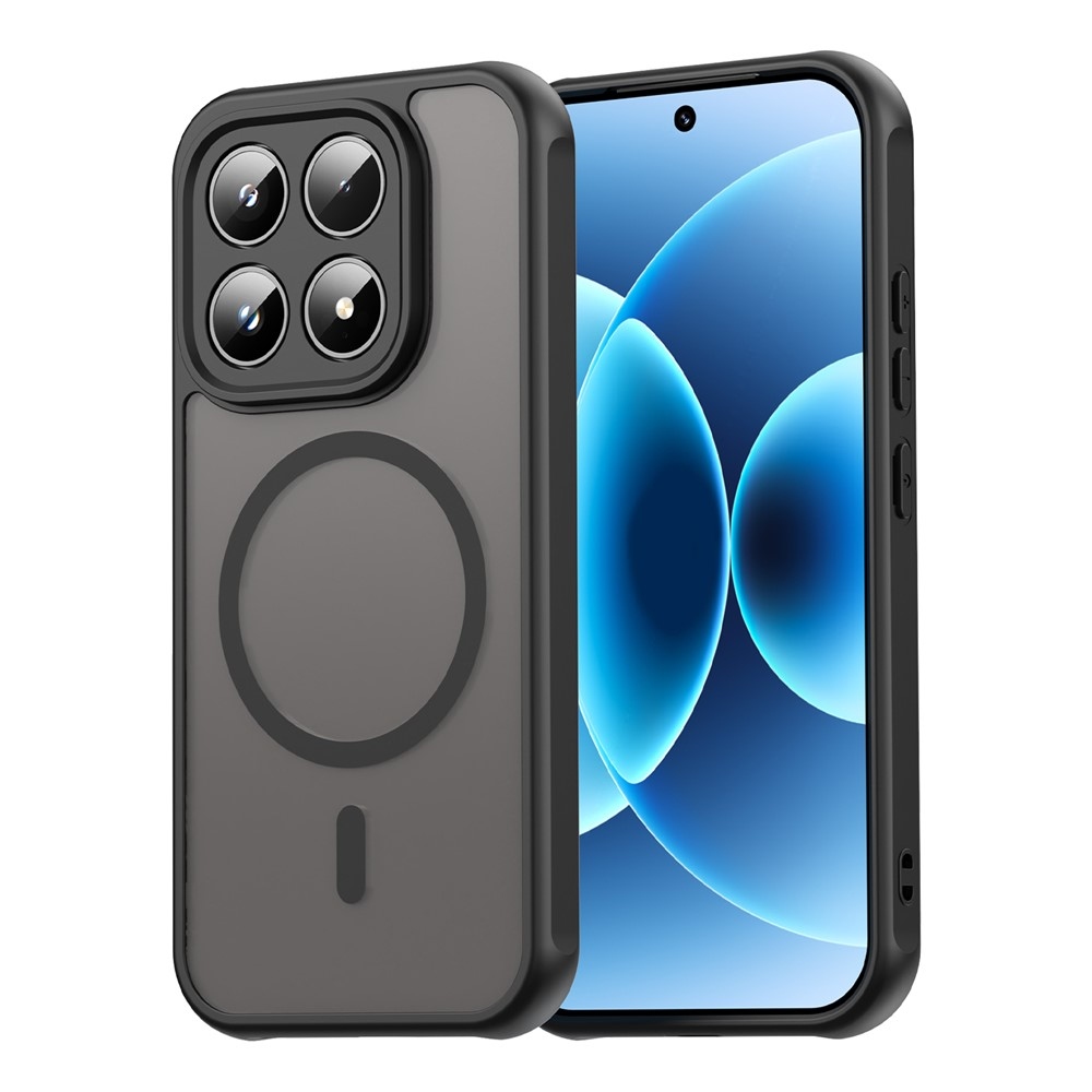 Case matný gelový obal s MagSafe na Xiaomi 17 - černý