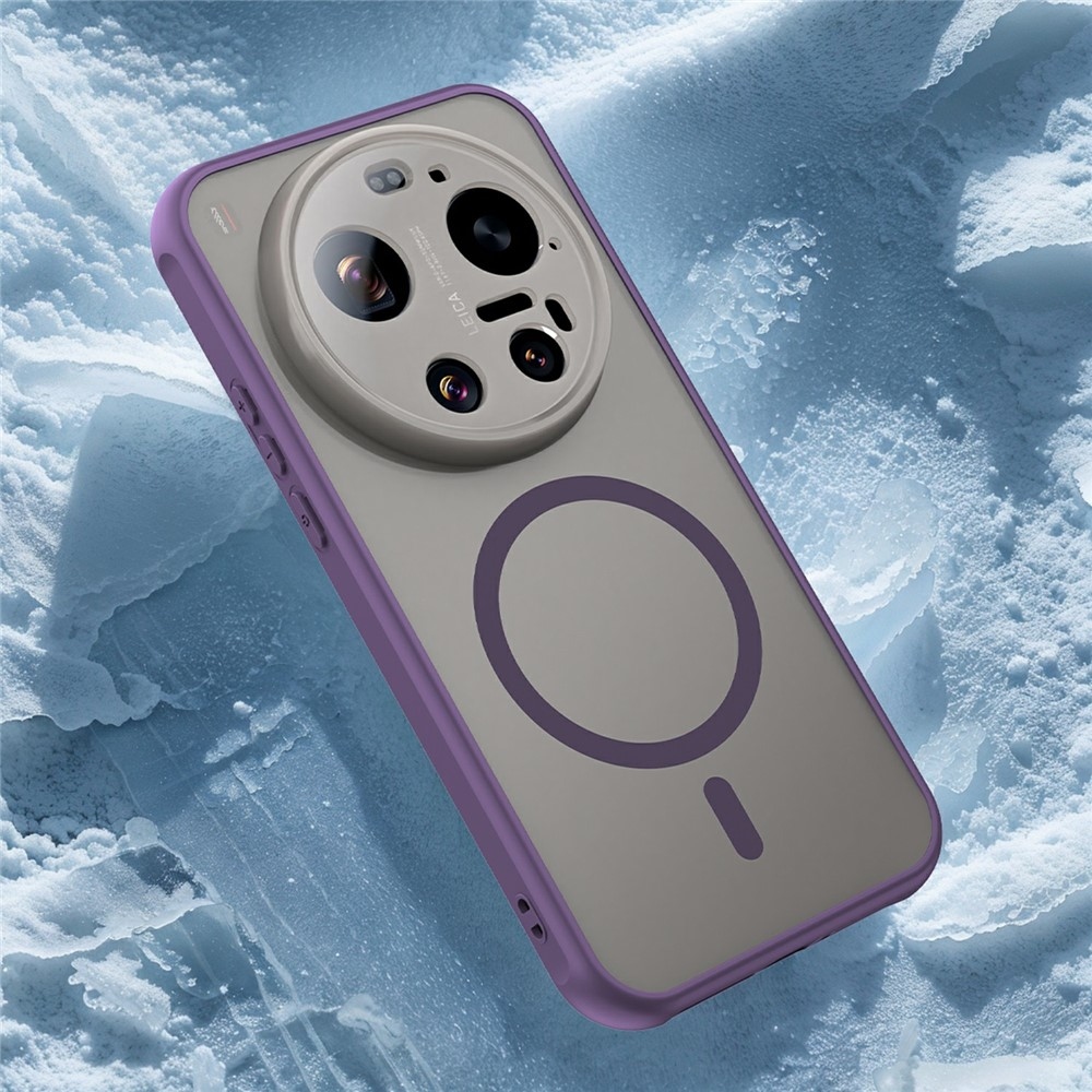 Case matný gelový obal s MagSafe na Xiaomi 17 Ultra - fialový