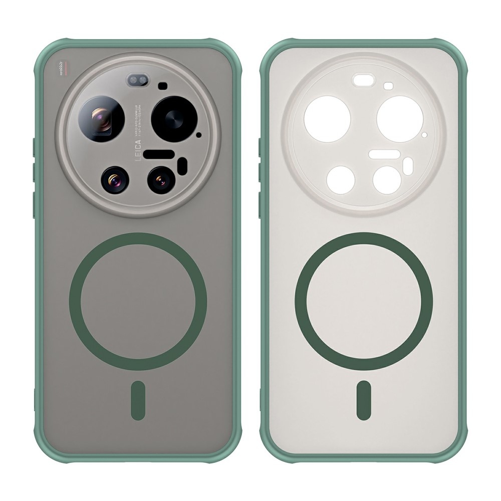Case matný gelový obal s MagSafe na Xiaomi 17 Ultra - zelený