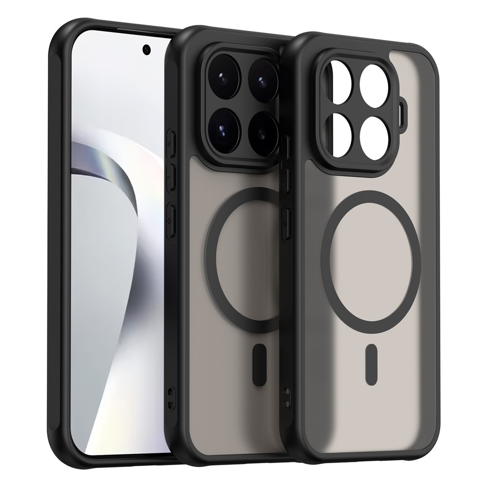 Case matný gelový obal s MagSafe na Xiaomi 17T - černý