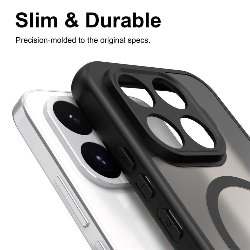 Case matný gelový obal s MagSafe na Xiaomi 17T - černý