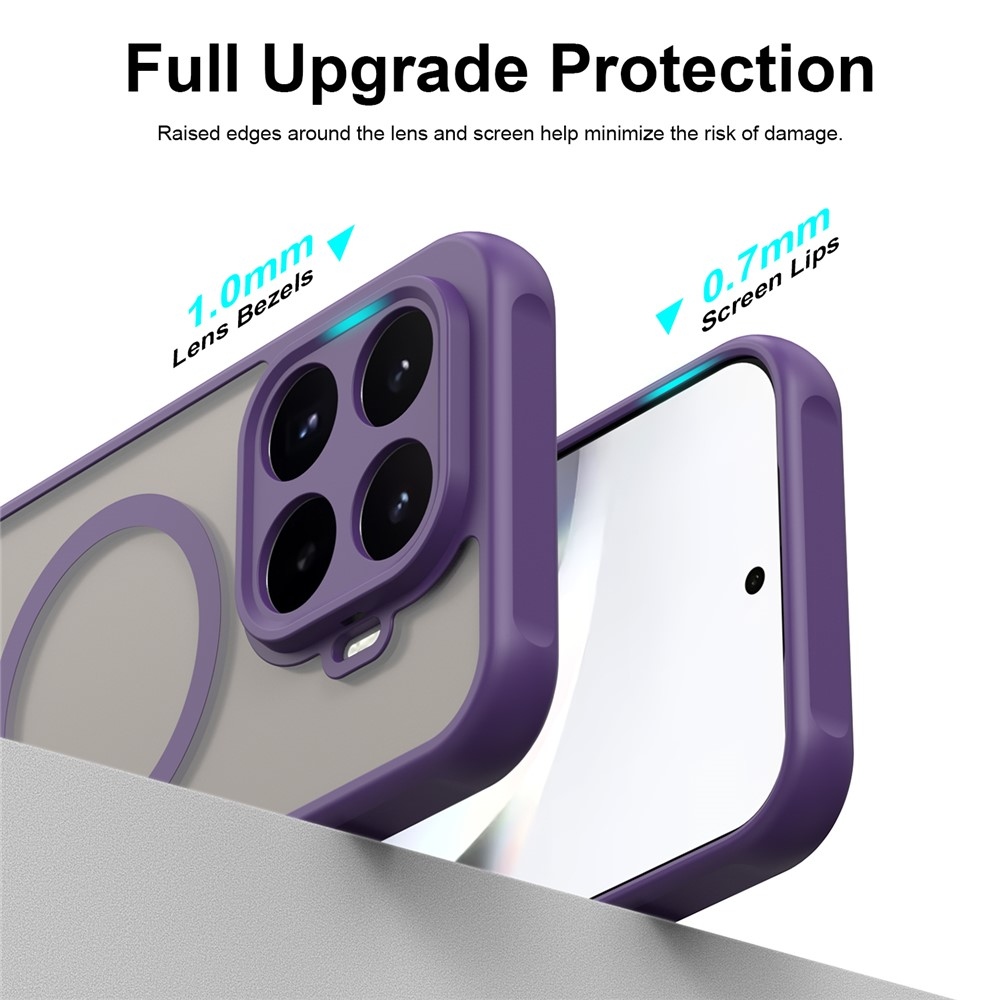 Case matný gelový obal s MagSafe na Xiaomi 17T - fialový