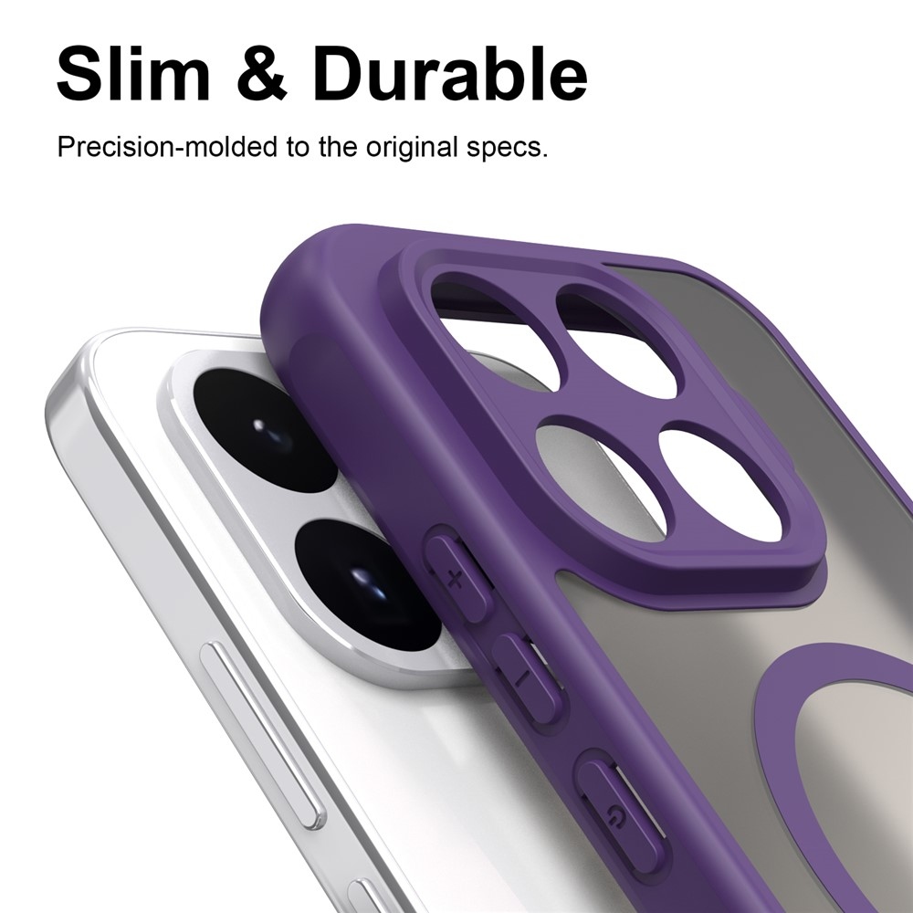 Case matný gelový obal s MagSafe na Xiaomi 17T - fialový