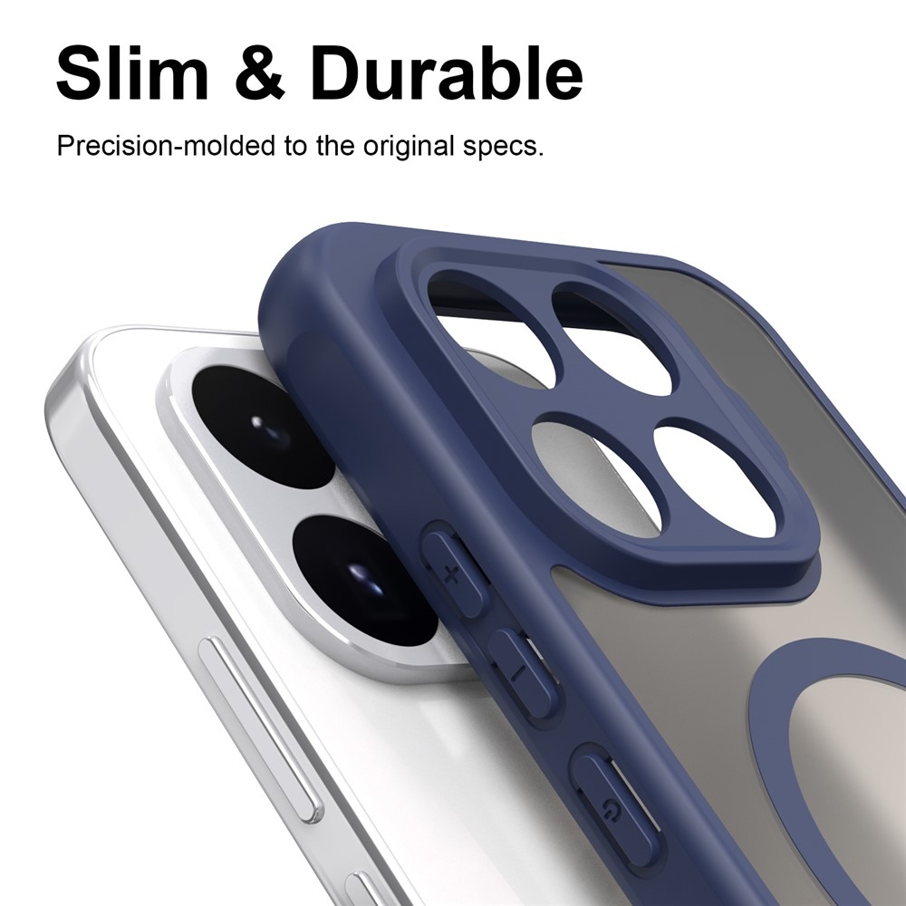 Case matný gelový obal s MagSafe na Xiaomi 17T - modrý