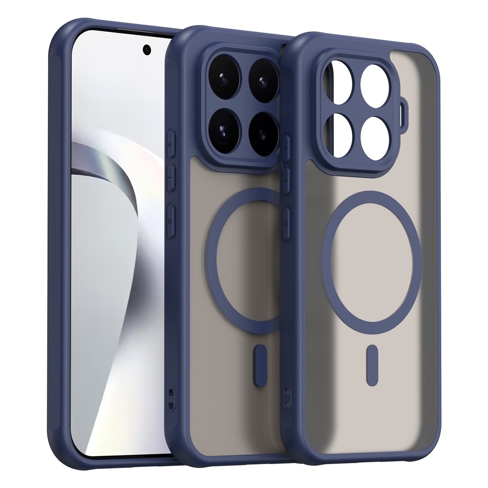 Case matný gelový obal s MagSafe na Xiaomi 17T - modrý