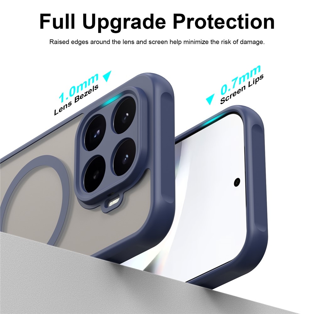 Case matný gelový obal s MagSafe na Xiaomi 17T - modrý