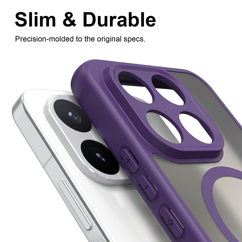 Case matný gelový obal s MagSafe na Xiaomi 17T Pro - fialový