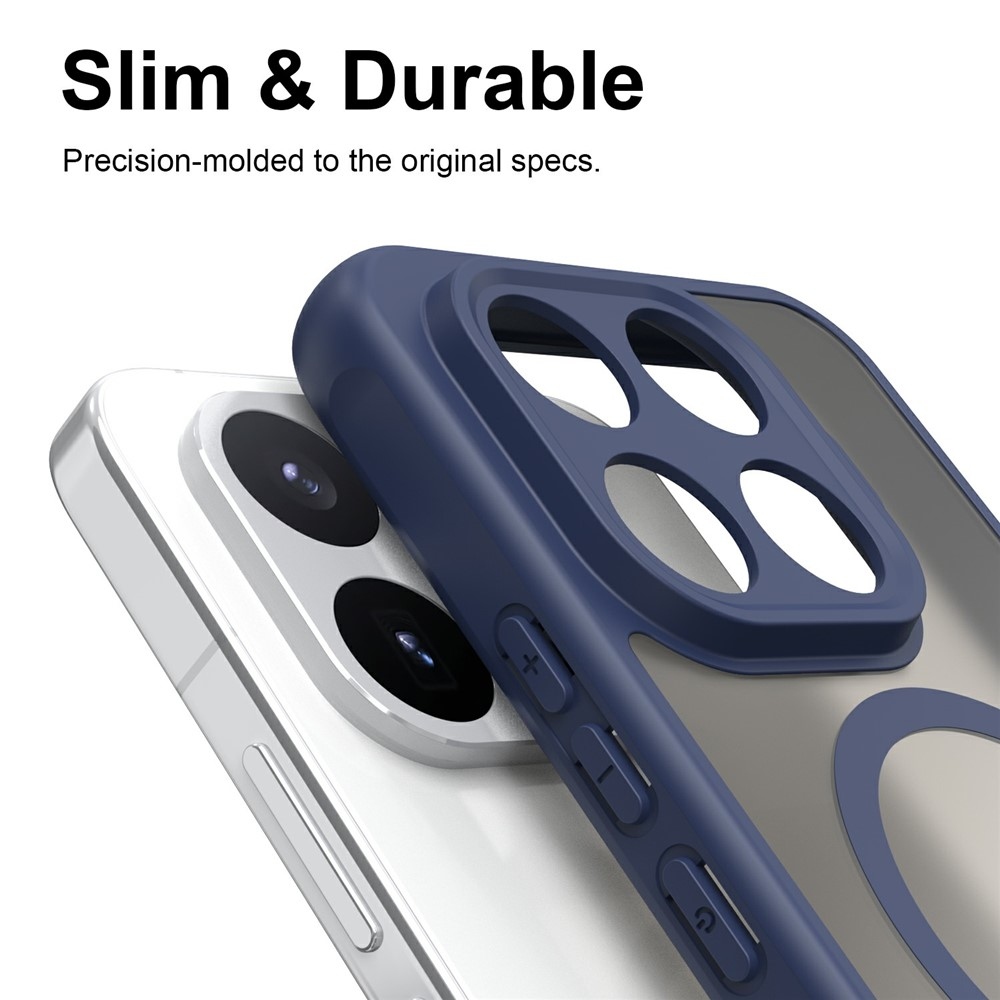 Case matný gelový obal s MagSafe na Xiaomi 17T Pro - modrý