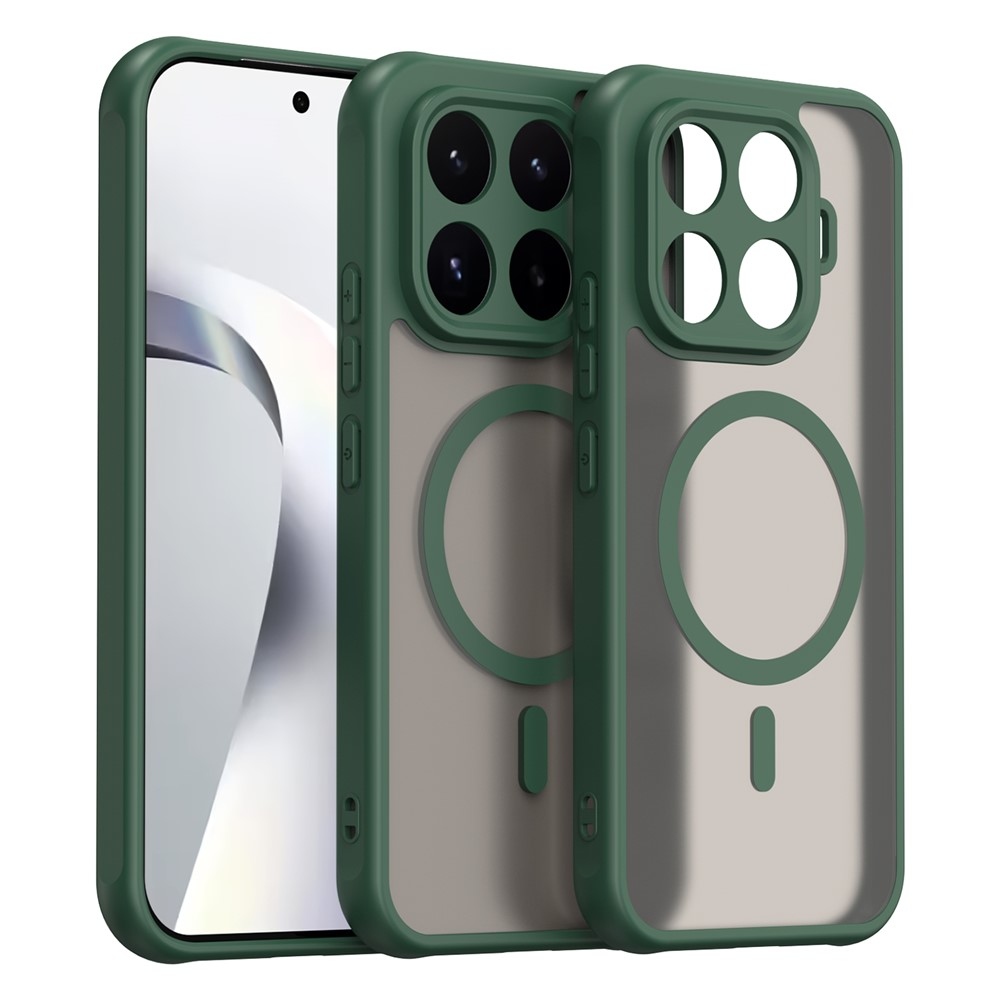 Case matný gelový obal s MagSafe na Xiaomi 17T - zelený