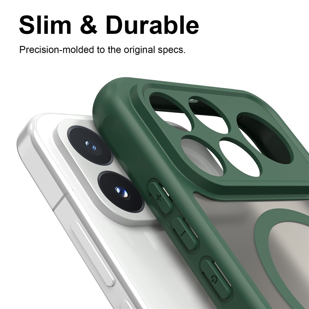 Case matný gelový obal s MagSafe na Xiaomi Poco F9 Pro 5G - zelený