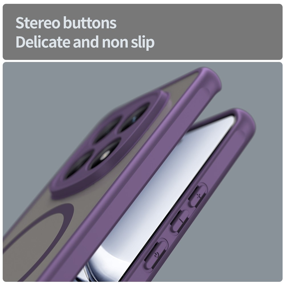 Case matný gelový obal s MagSafe na Xiaomi Poco M8 5G/Redmi Note 15 5G/Note 15 4G - fialový