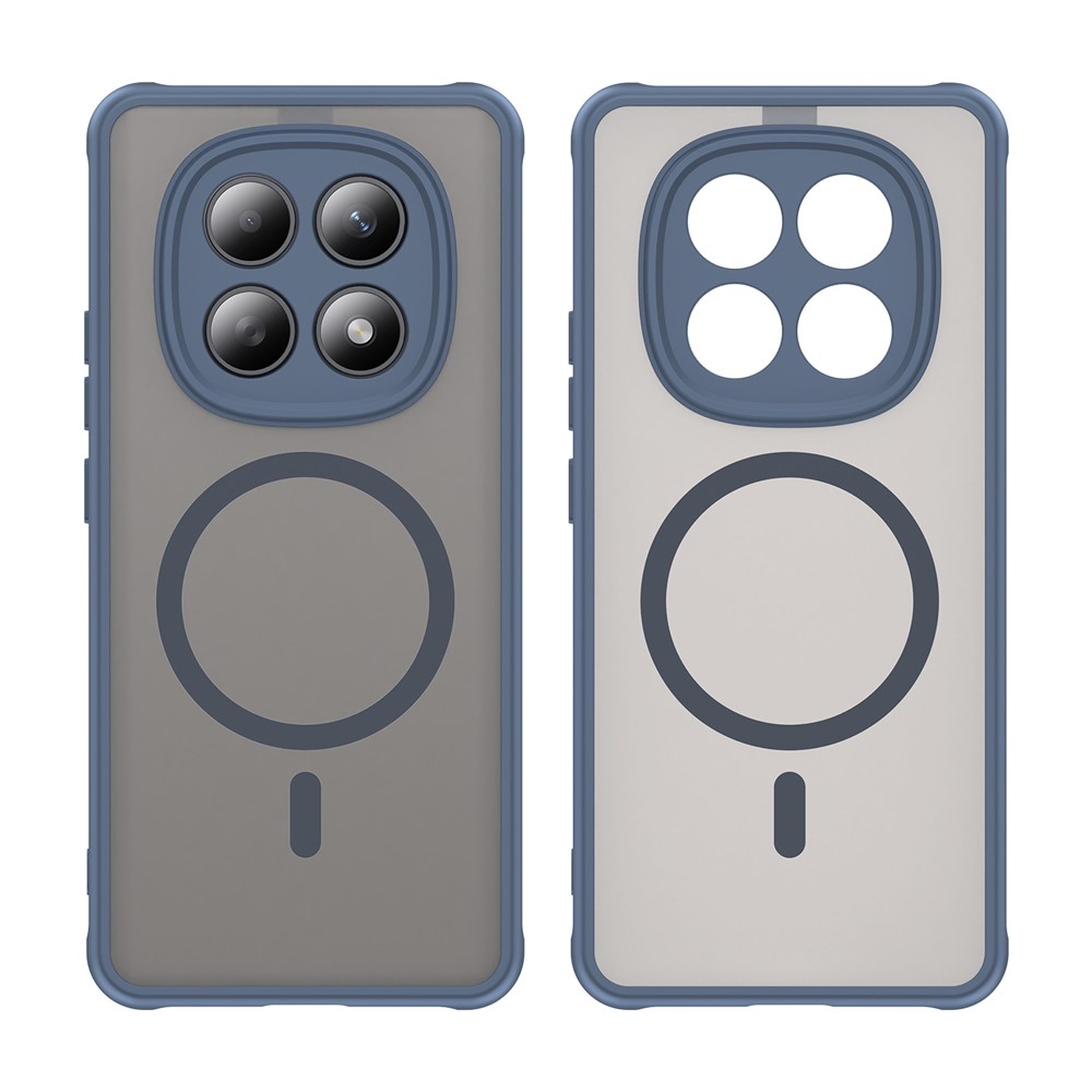 Case matný gelový obal s MagSafe na Xiaomi Poco M8 5G/Redmi Note 15 5G/Note 15 4G - modrý