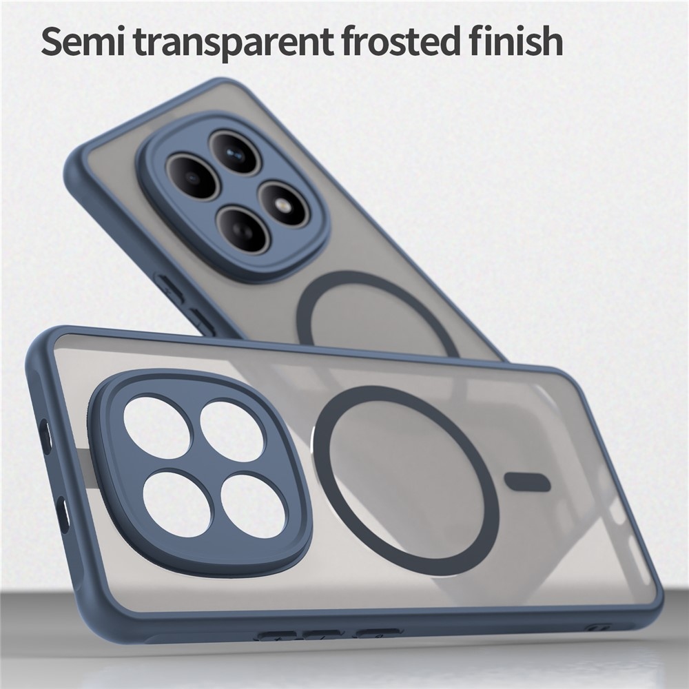 Case matný gelový obal s MagSafe na Xiaomi Poco M8 5G/Redmi Note 15 5G/Note 15 4G - modrý