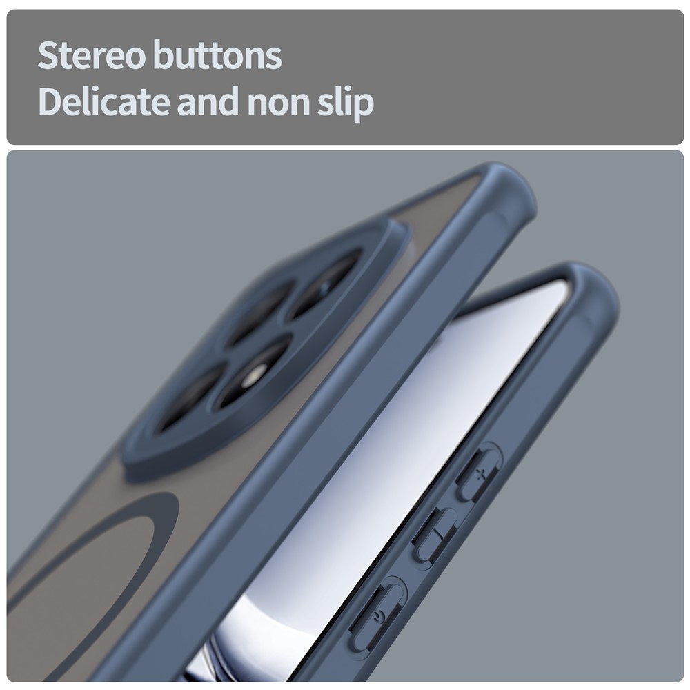 Case matný gelový obal s MagSafe na Xiaomi Poco M8 5G/Redmi Note 15 5G/Note 15 4G - modrý