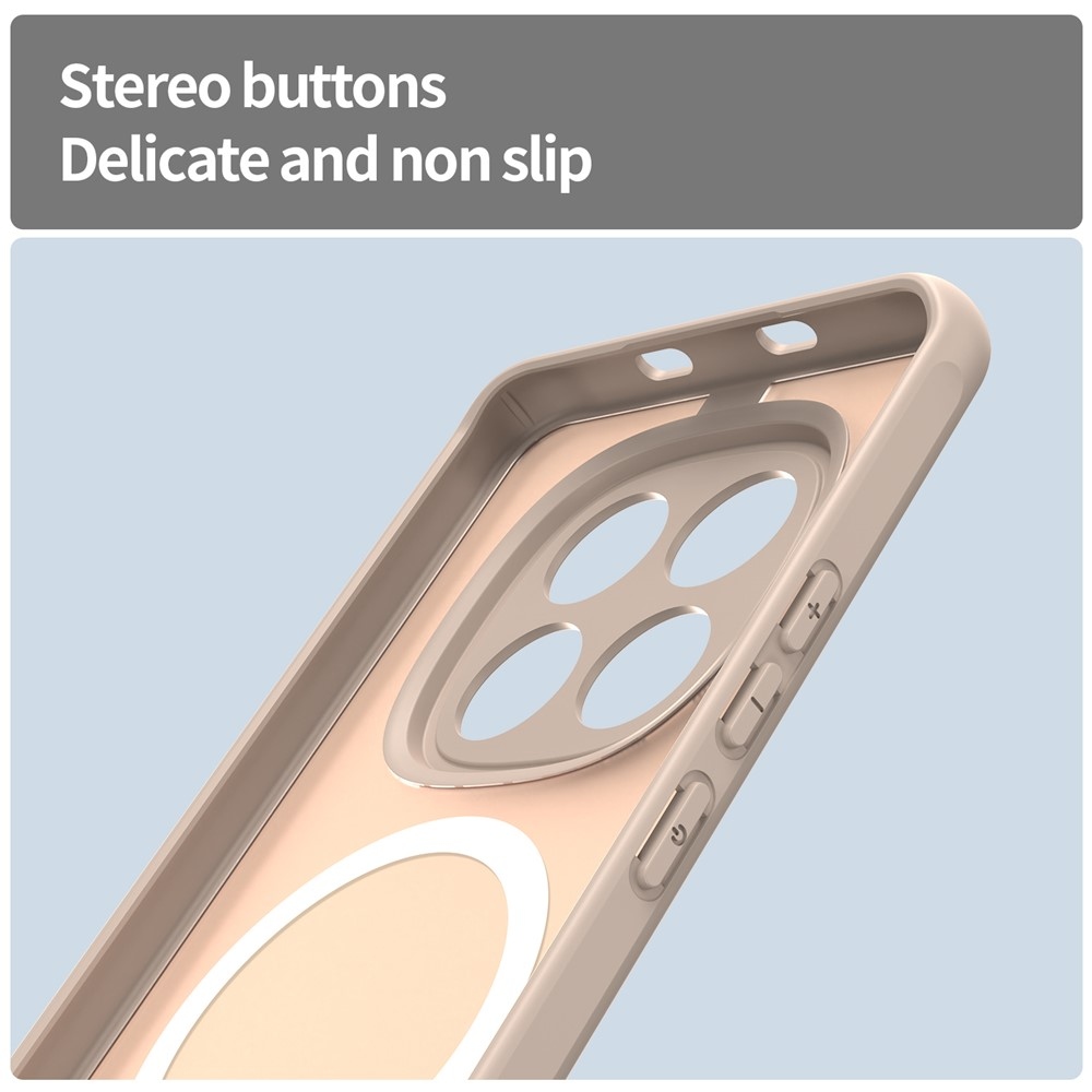 Case matný gelový obal s MagSafe na Xiaomi Poco M8 5G/Redmi Note 15 5G/Note 15 4G - oranžový