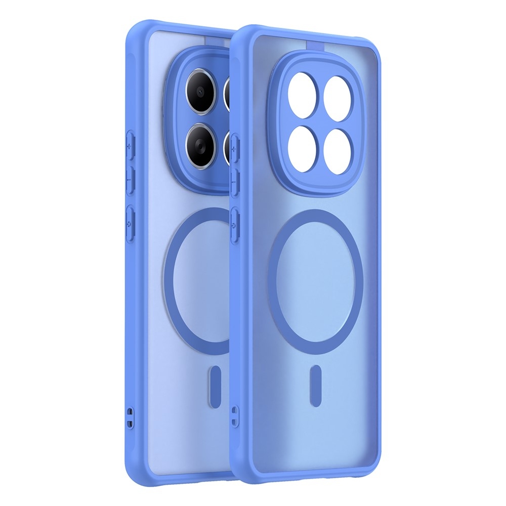 Case matný gelový obal s MagSafe na Xiaomi Poco M8 5G/Redmi Note 15 5G/Note 15 4G - světlemodrý