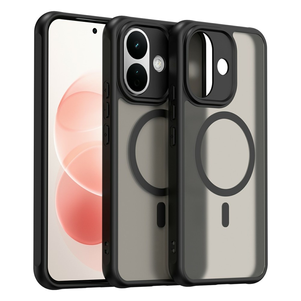 Case matný gelový obal s MagSafe na Xiaomi Redmi Note 17 Pro 5G - černý