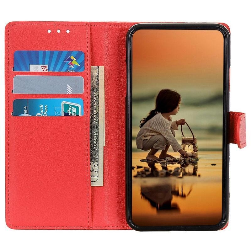 Case peněženkové pouzdro na mobil Nokia C21 Plus - červené