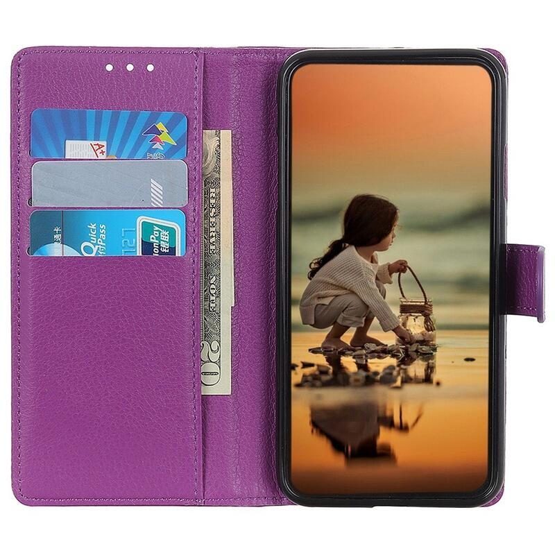 Case peněženkové pouzdro na mobil Nokia C21 Plus - fialové